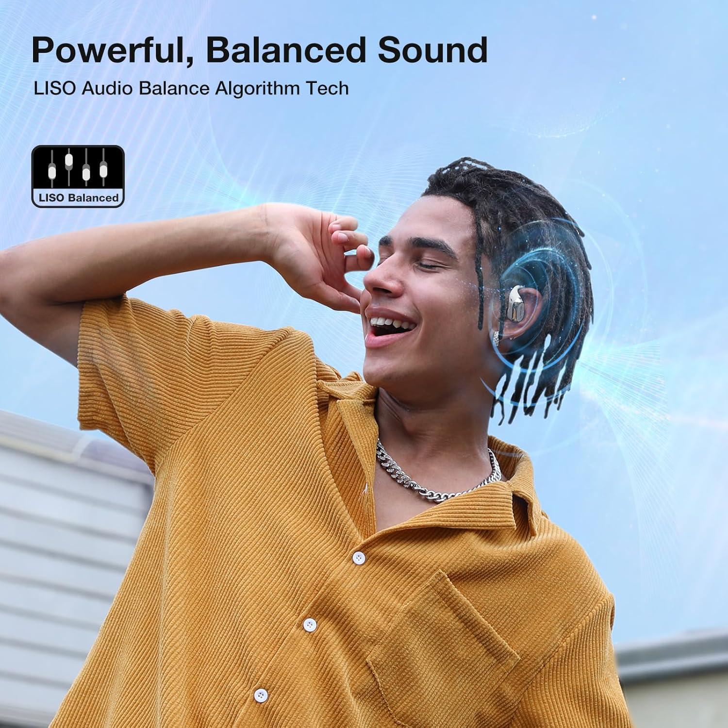 Auriculares Inalámbricos BlitzRock CT3 Pro, 40H Batería, AI ENC