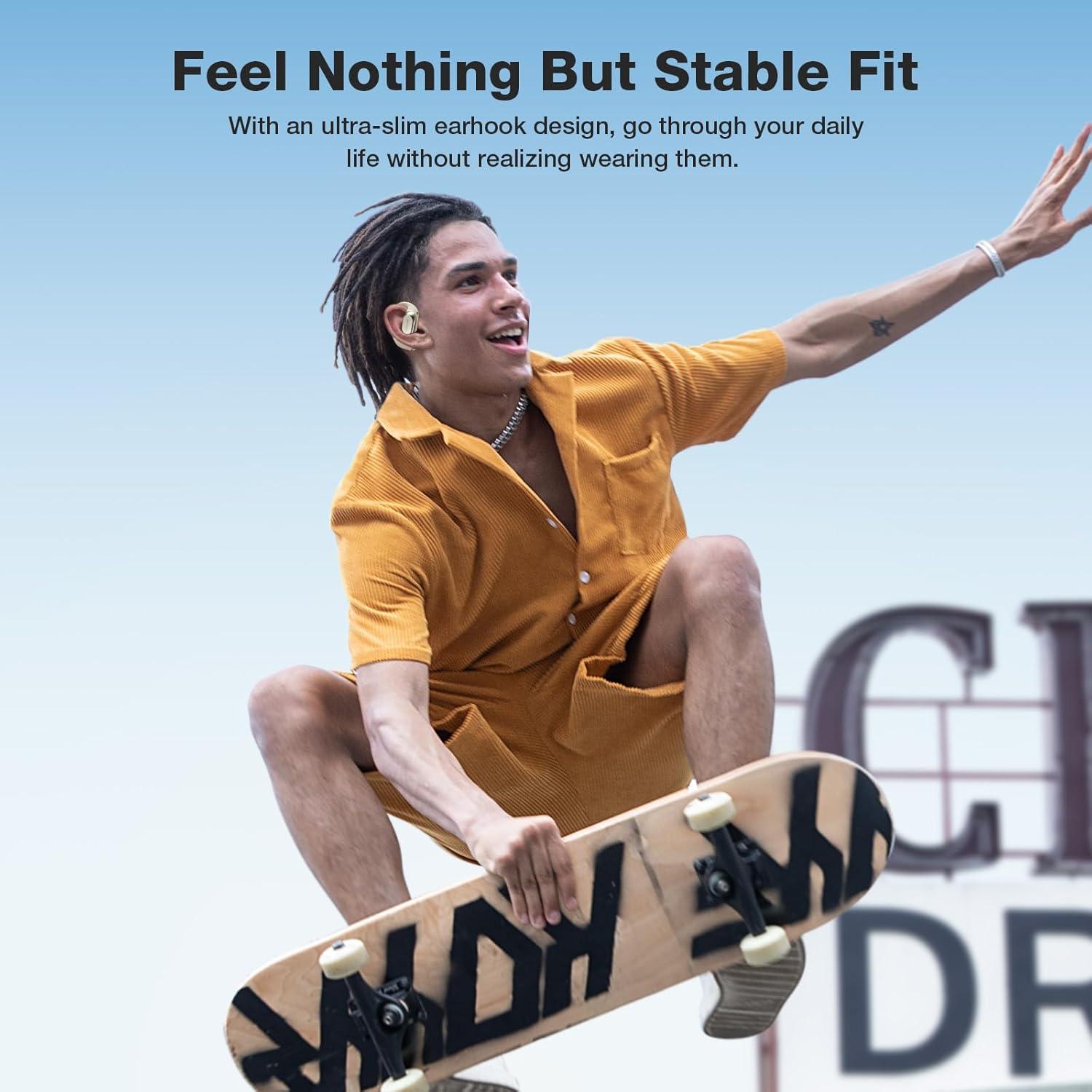 Auriculares Inalámbricos BlitzRock CT3 Pro, 40H Batería, AI ENC