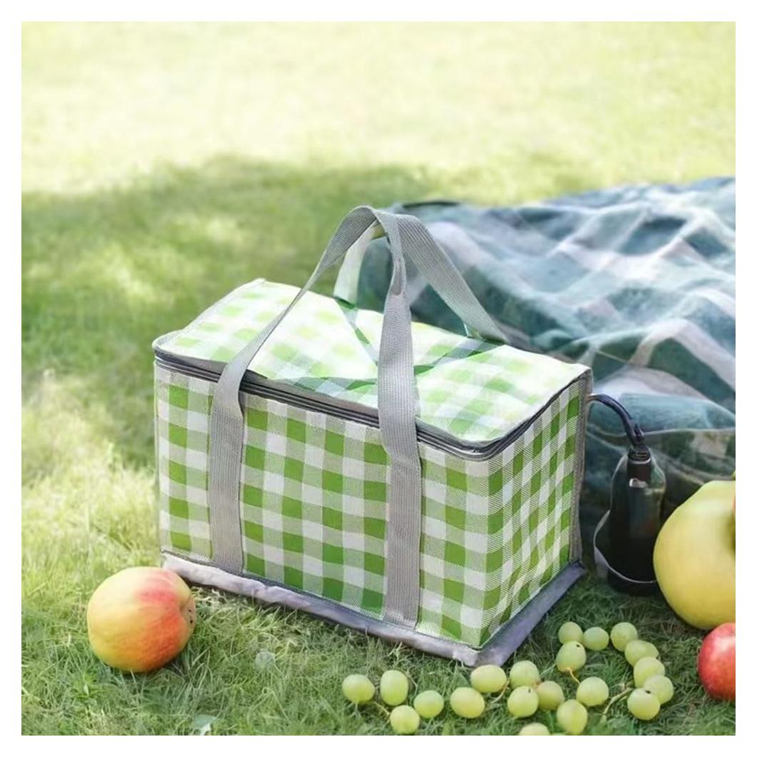 Bolsa Térmica de Picnic Reutilizable LRUUIDDE 24L Verde