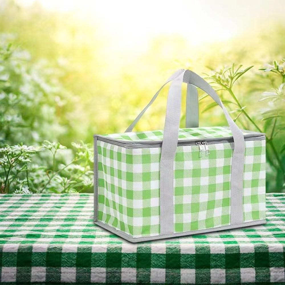 Bolsa Térmica de Picnic Reutilizable LRUUIDDE 24L Verde