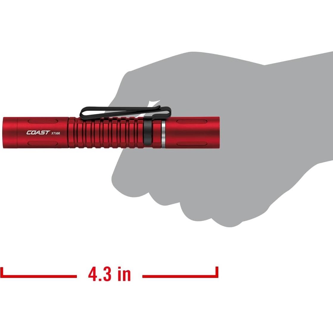 Linterna de bolsillo COAST XT10R 280 Lúmenes Recargable USB-C