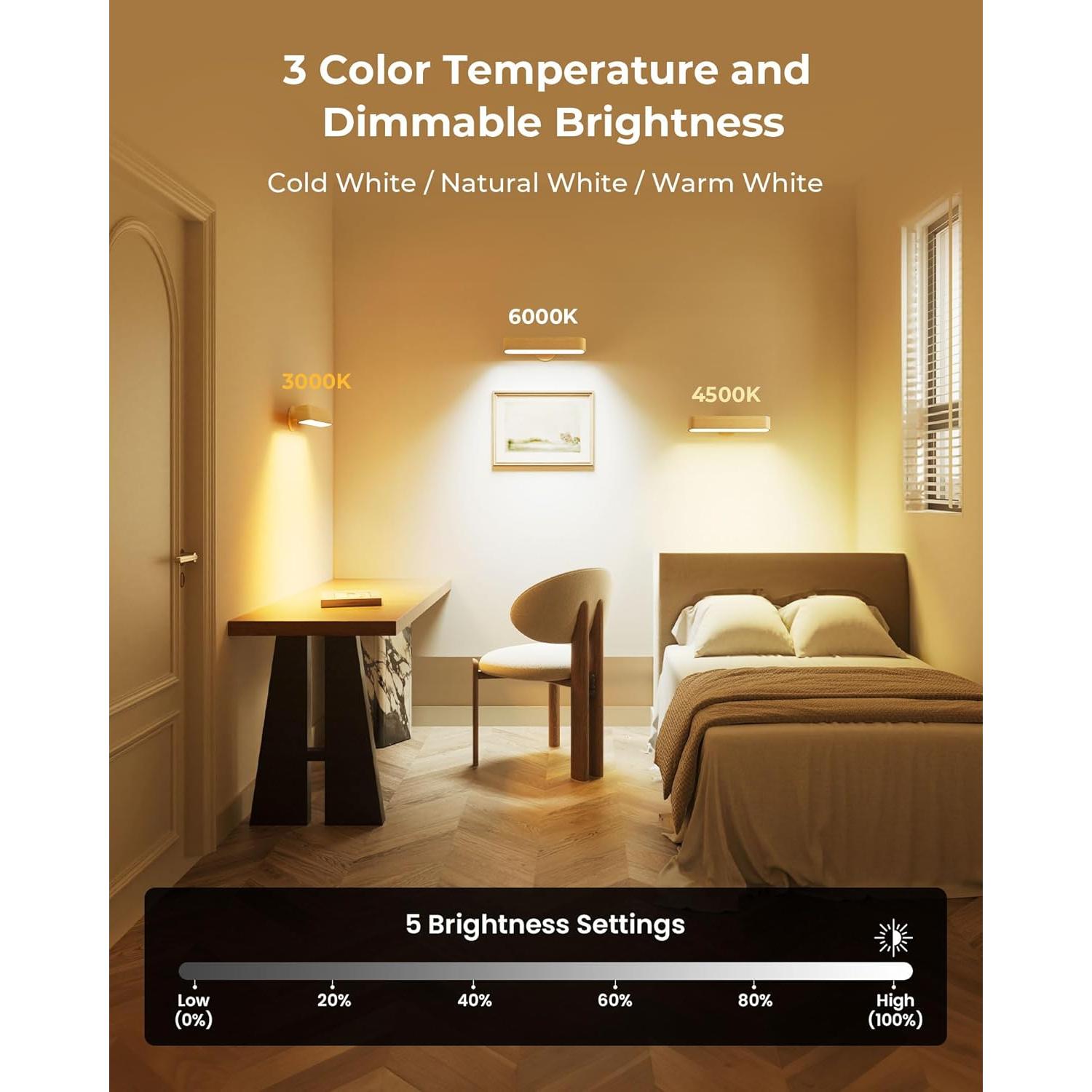 Juego de Apliques de Pared LED PopoIron WL15 - 15 Colores RGB