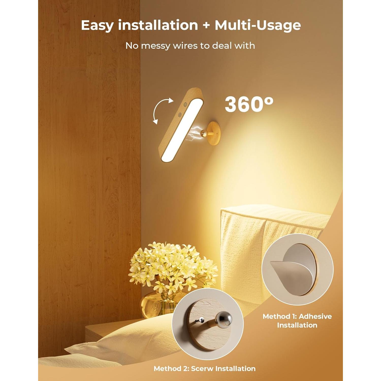 Juego de Apliques de Pared LED PopoIron WL15 - 15 Colores RGB