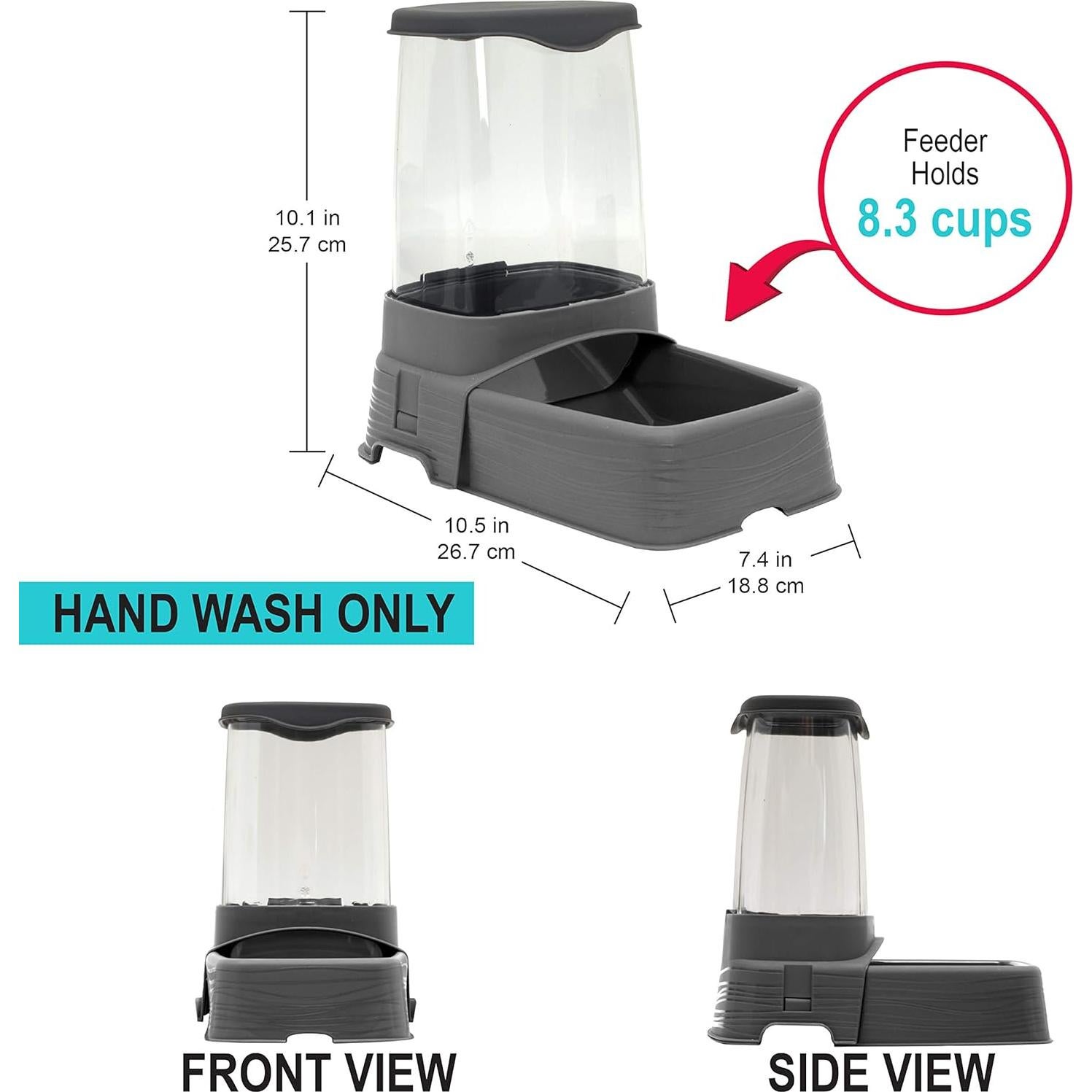 Comedero y Bebedero Gravitacional Sport Pet Pequeño 2L Agua 2.4L