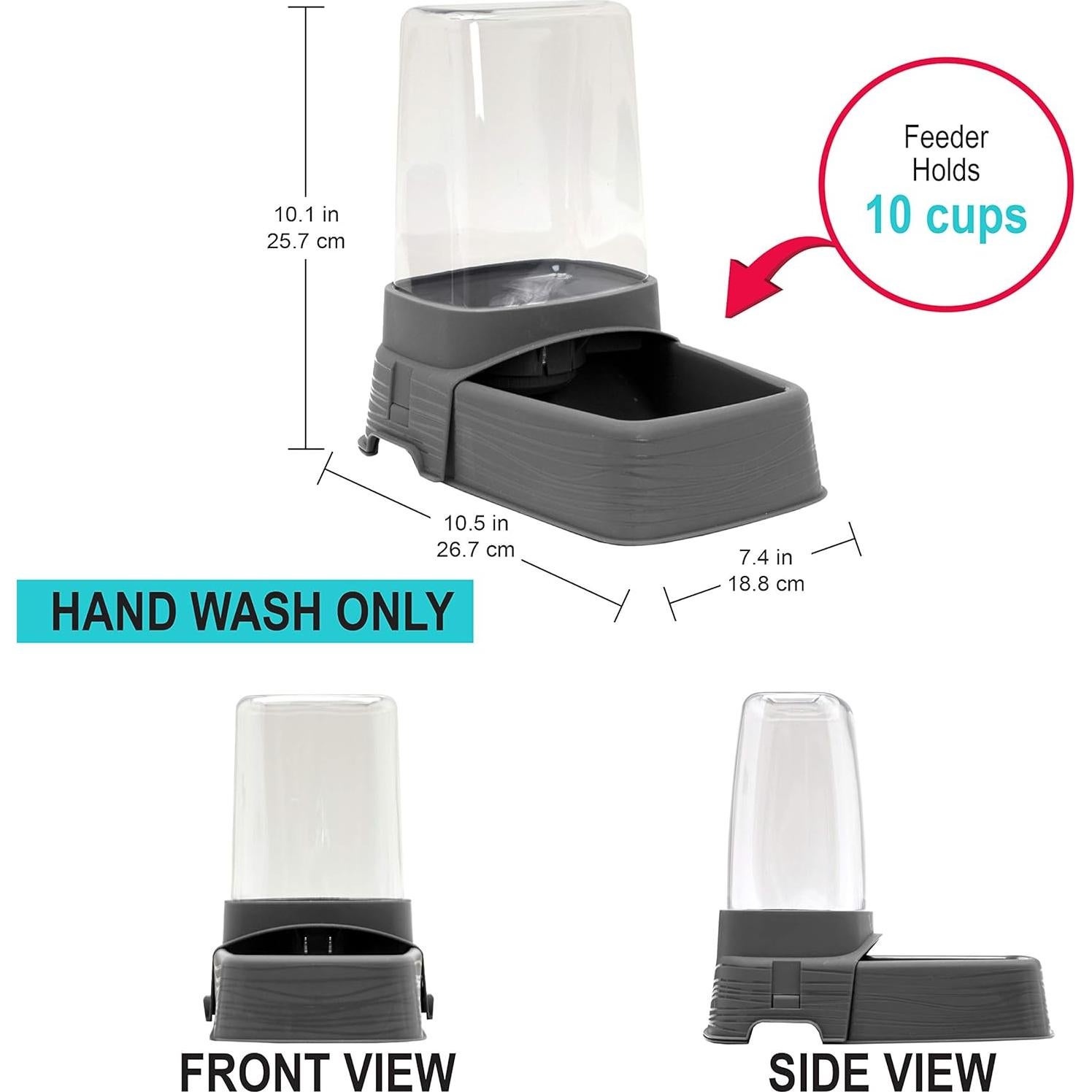 Comedero y Bebedero Gravitacional Sport Pet Pequeño 2L Agua 2.4L