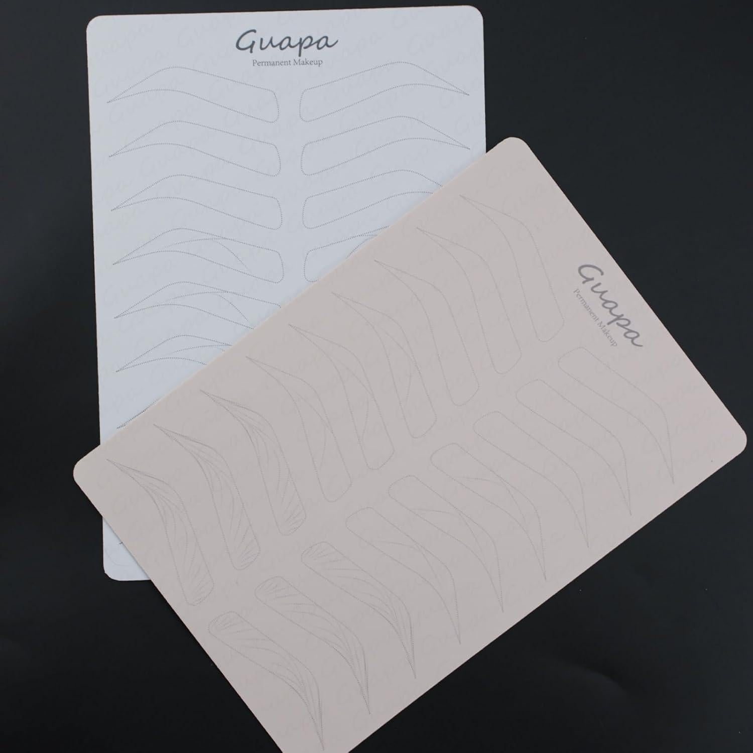 Piel de Práctica Microblading Guapa Doble Cara Rosa 21x14.5cm