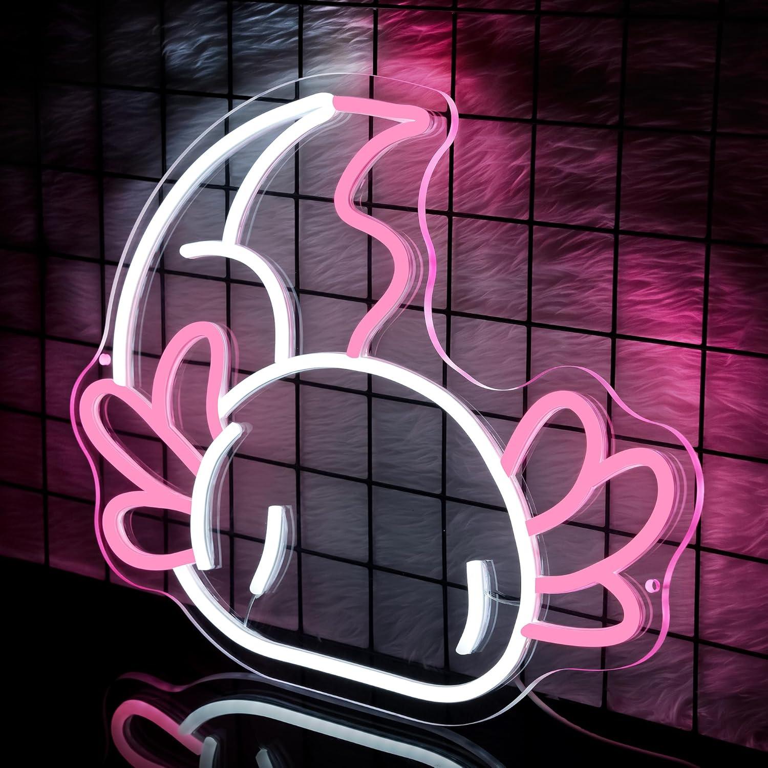 Luz de Neón Axolote Lcneond 40.64x32.54 cm Dimmable