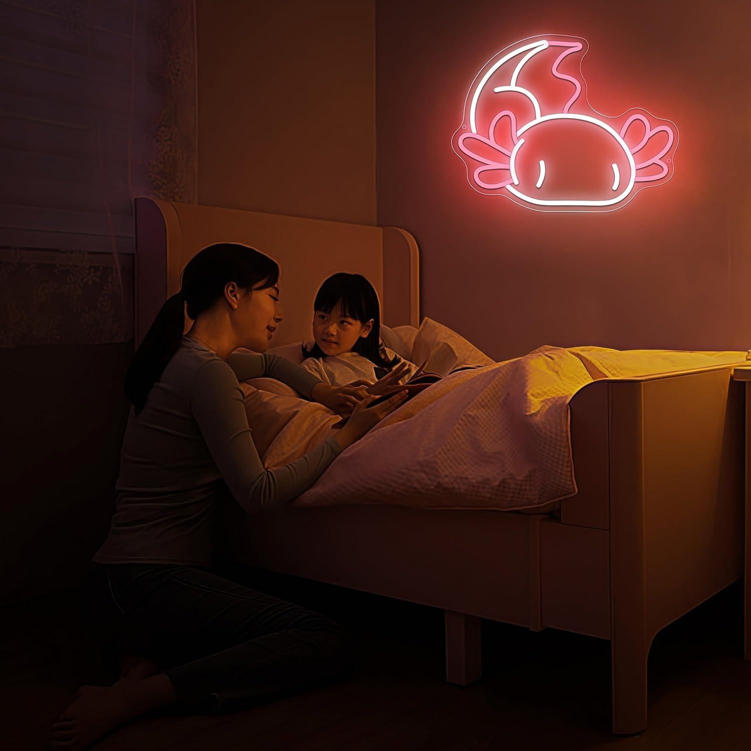 Luz de Neón Axolote Lcneond 40.64x32.54 cm Dimmable