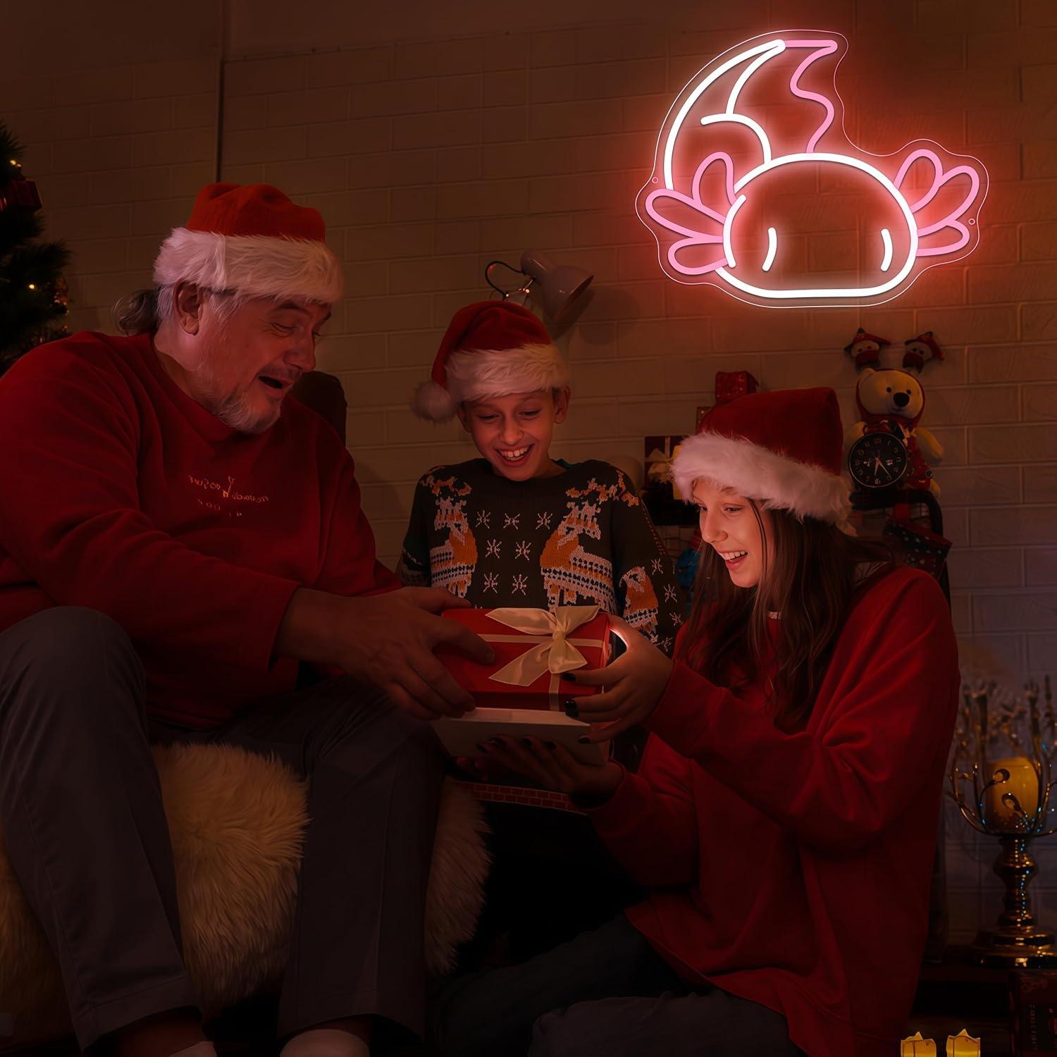 Luz de Neón Axolote Lcneond 40.64x32.54 cm Dimmable