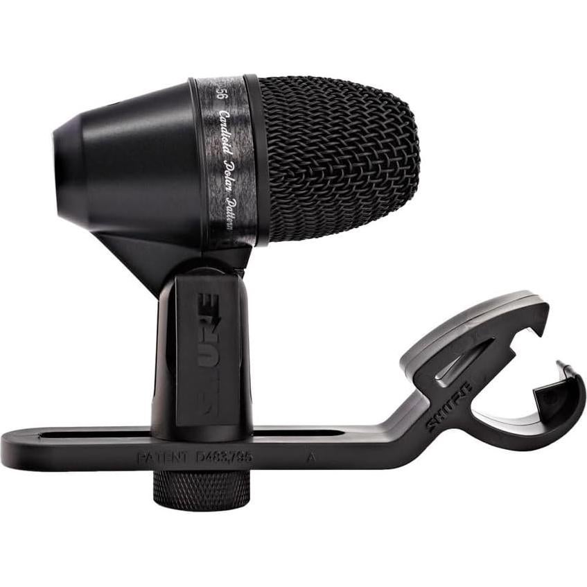 Micrófono Dinámico Shure PGA56 Cardioide para Batería 408g
