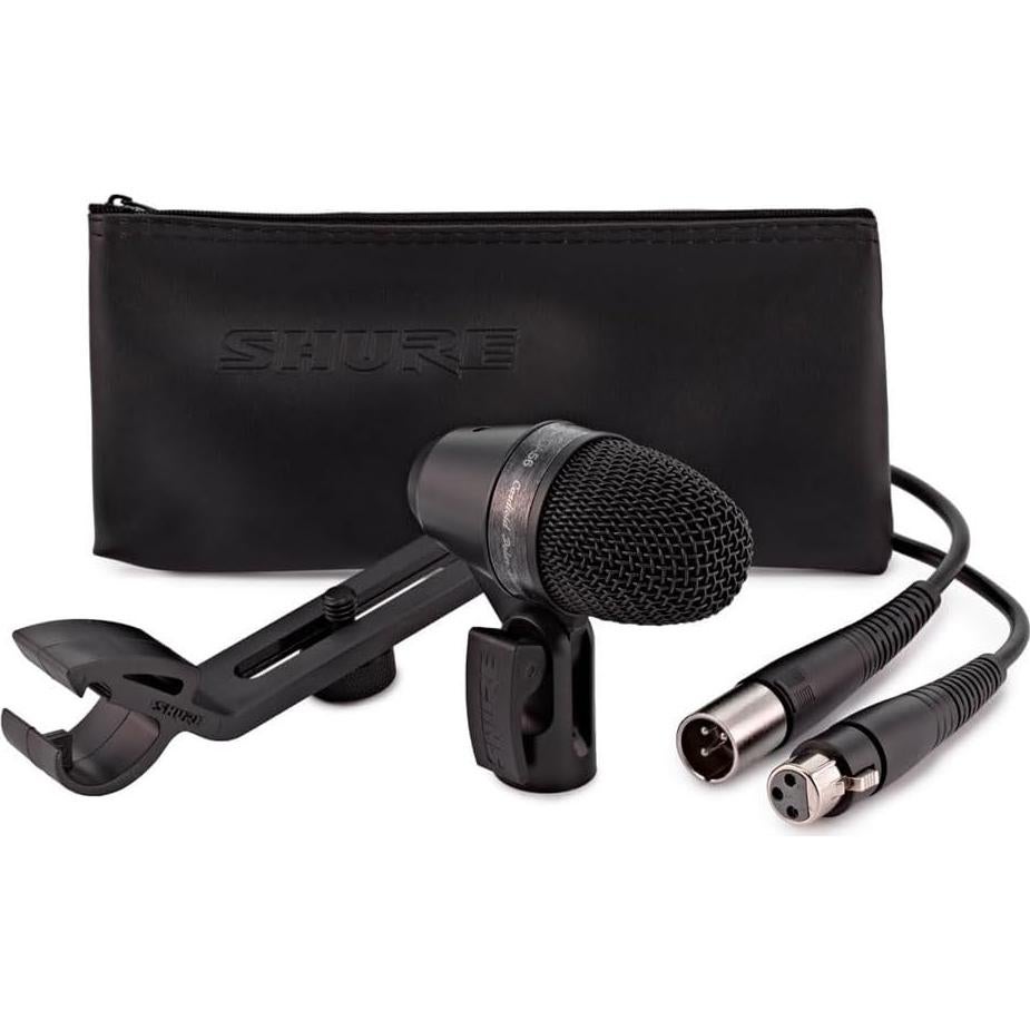 Micrófono Dinámico Shure PGA56 Cardioide para Batería 408g