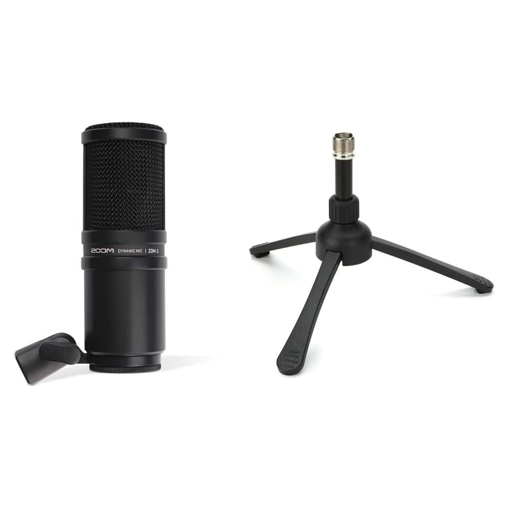 Micrófono Dinámico Zoom ZDM-1 con Soporte de Trípode TPS-4