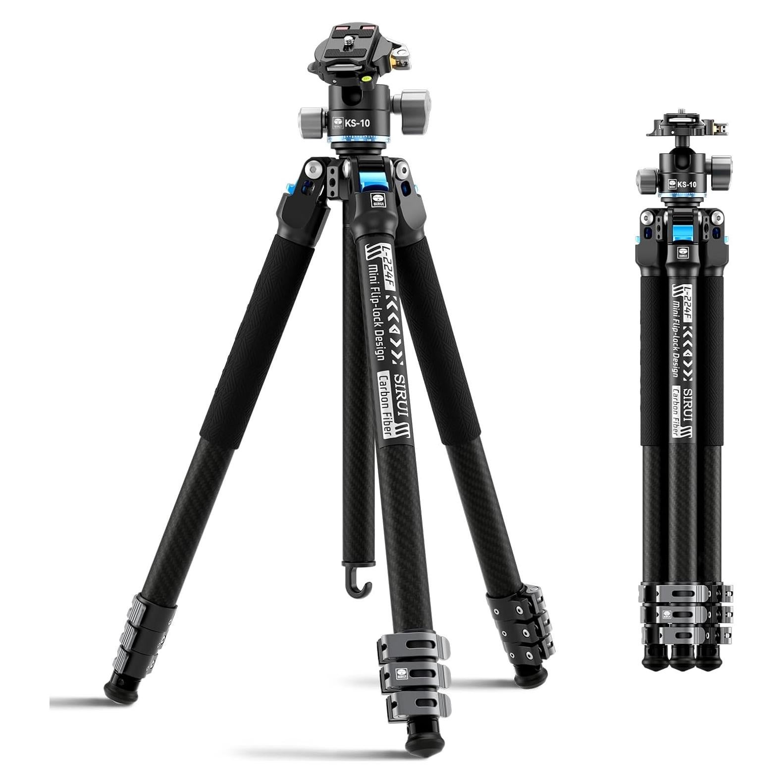 Trípode de Viaje SIRUI L-224FL con Cabeza de Bola KS-10