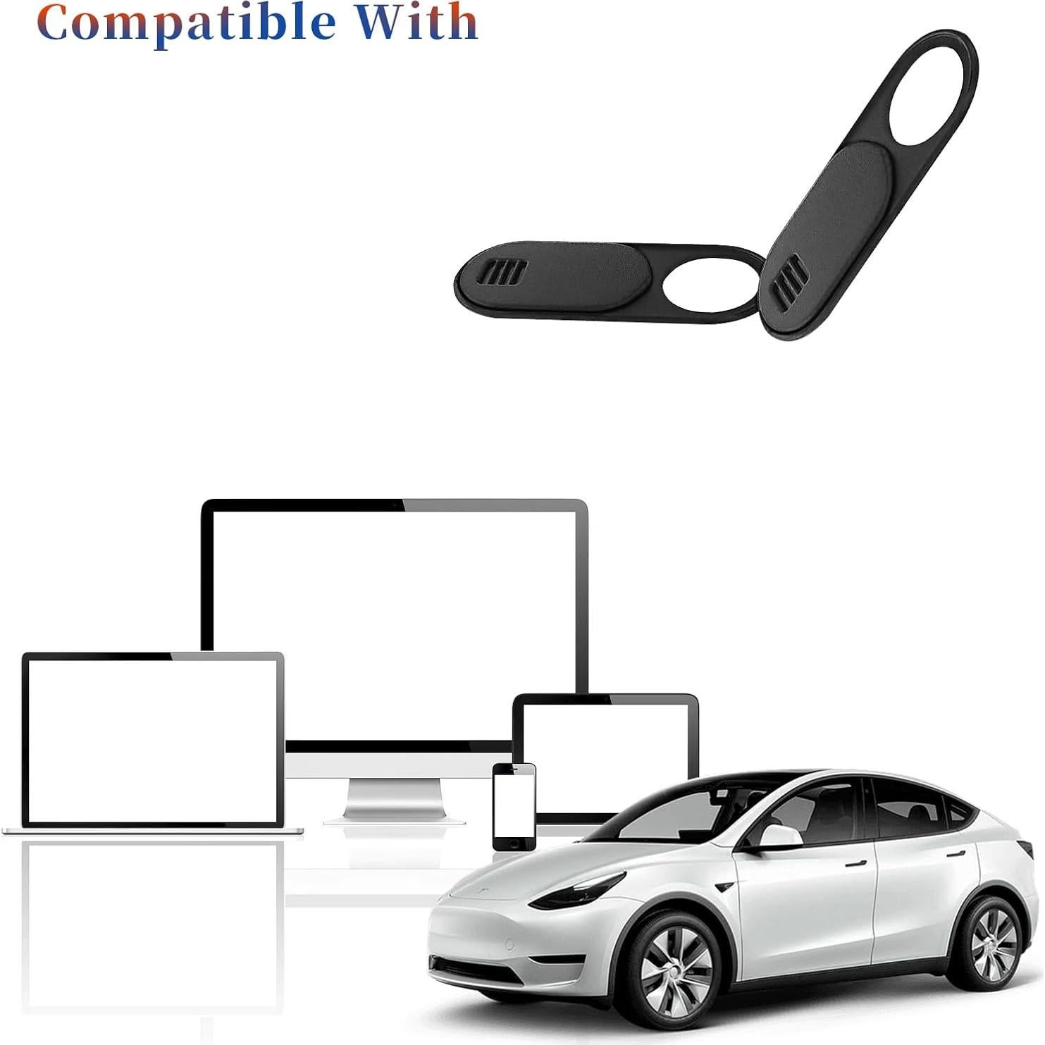 Paquete de 3 Cubiertas de Cámara Tesla Model 3/Y - Privacidad