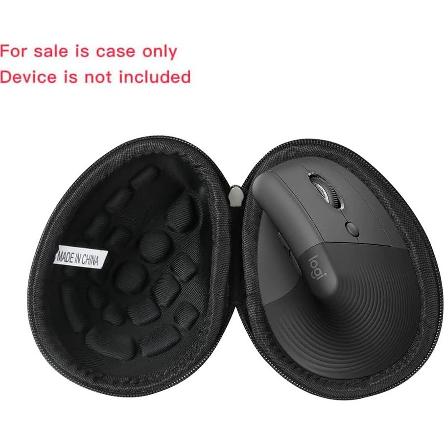 Funda de Viaje Dura Anleo para Ratón Logitech Lift Negro