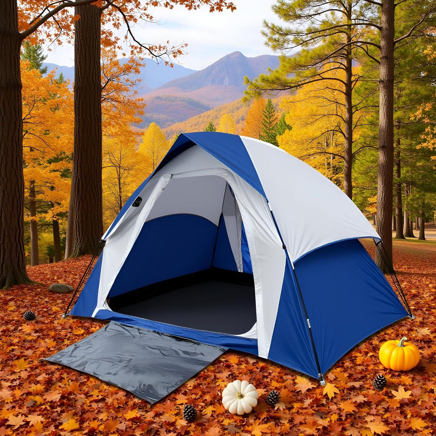 Tienda de Camping Domo XL 4 Personas Impermeable XL