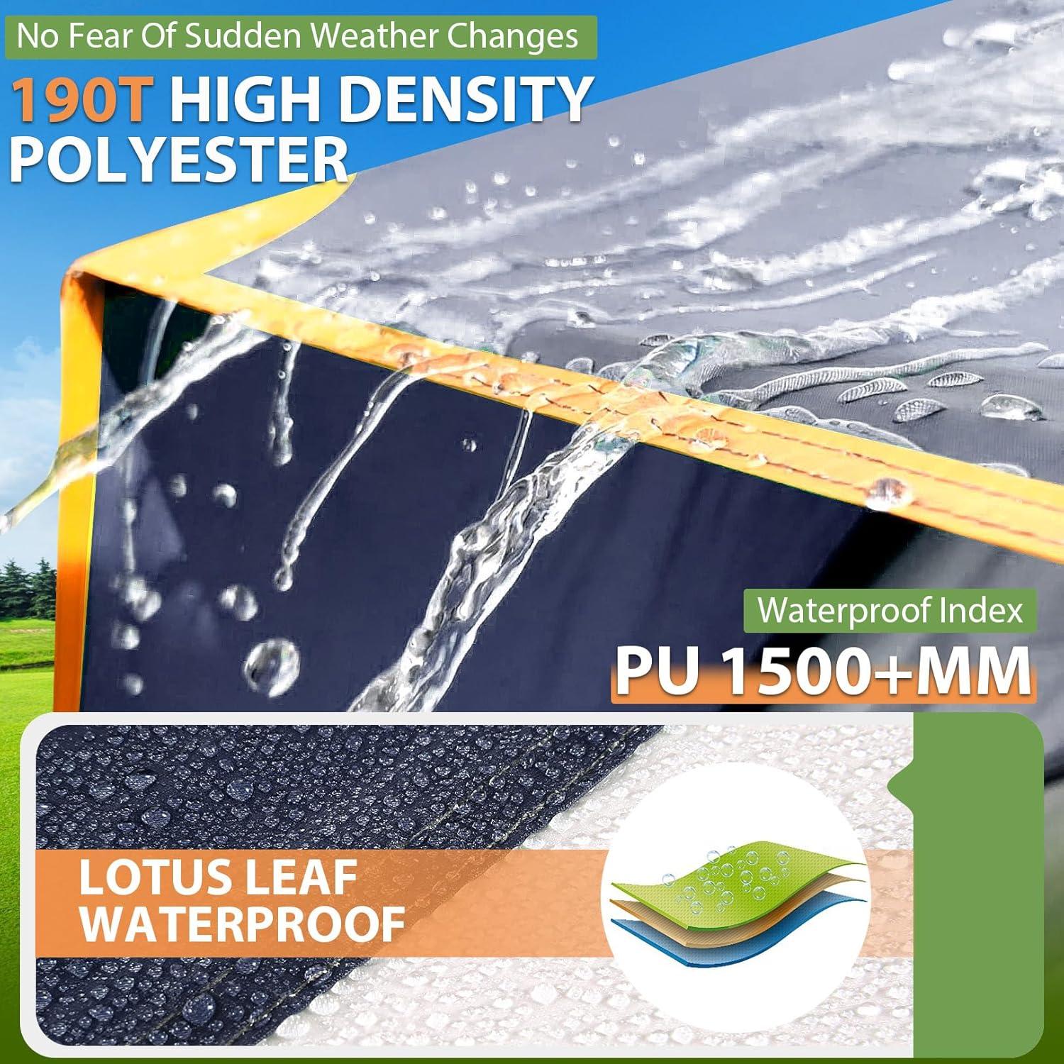 Tienda de Camping COBIZI para 4 Personas, Impermeable y Ligera