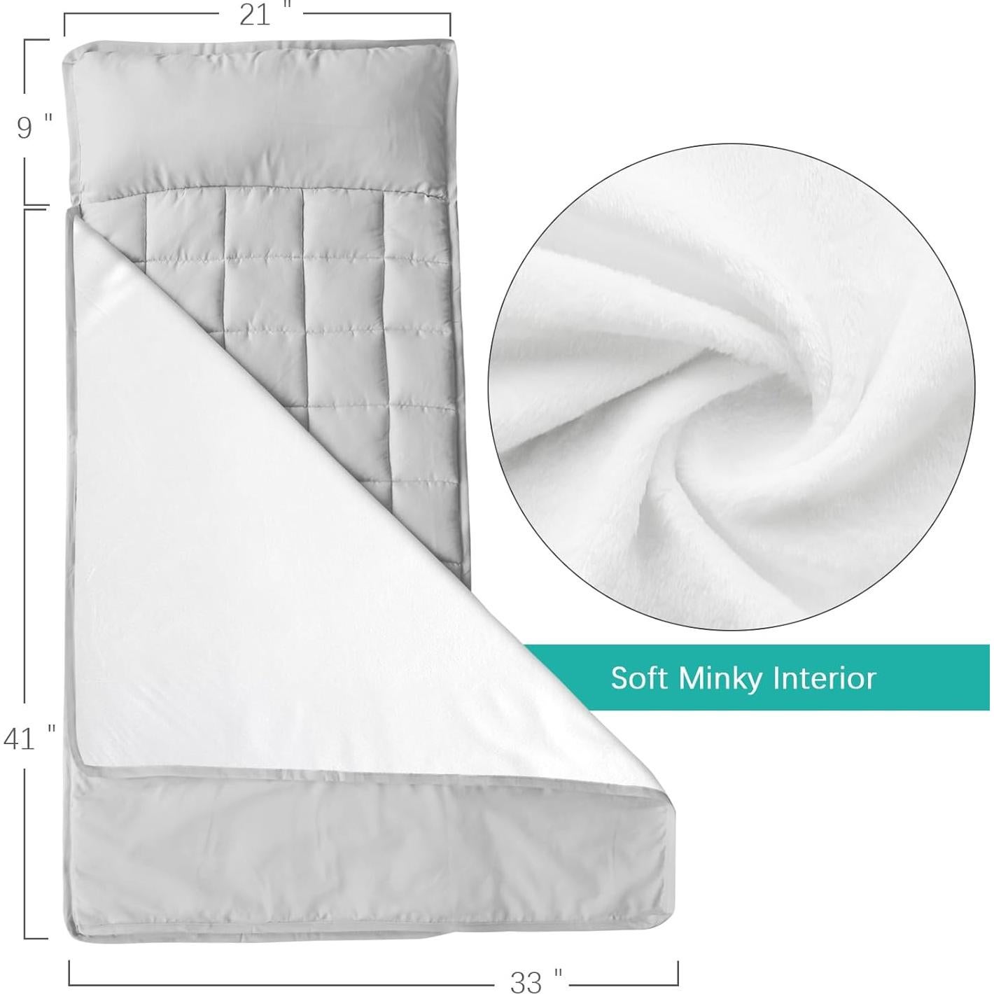 Esteras de Siesta Biloban para Niños 127x53 cm Microfibra