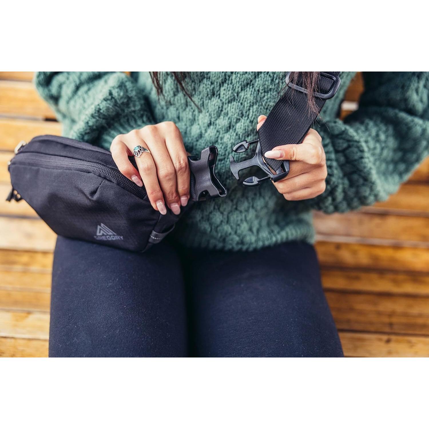 Bolso de Cintura Gregory Rhune Everyday Carbono Negro 181g