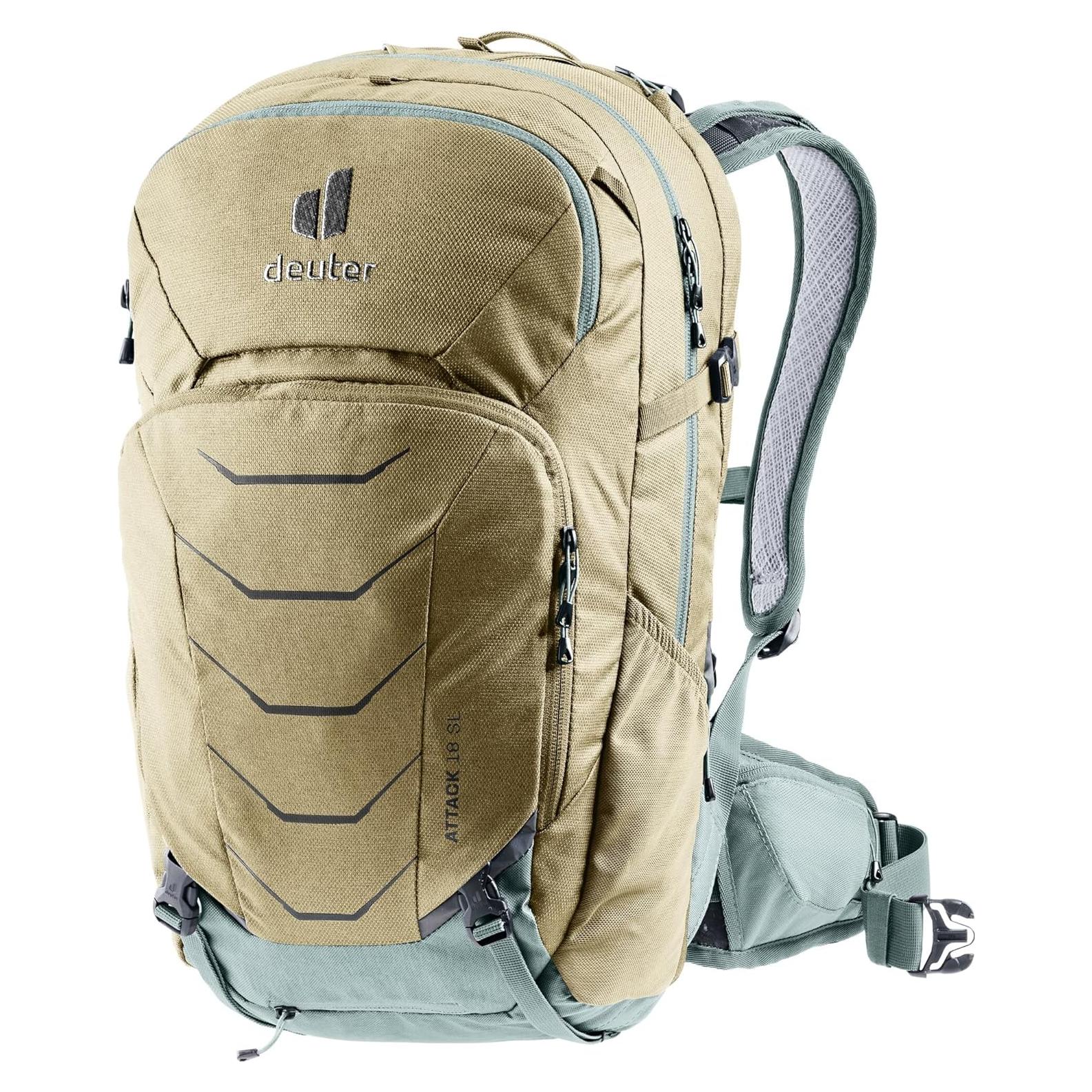 Mochila Protectora Deuter Mujer 18L Salvia-Desierto