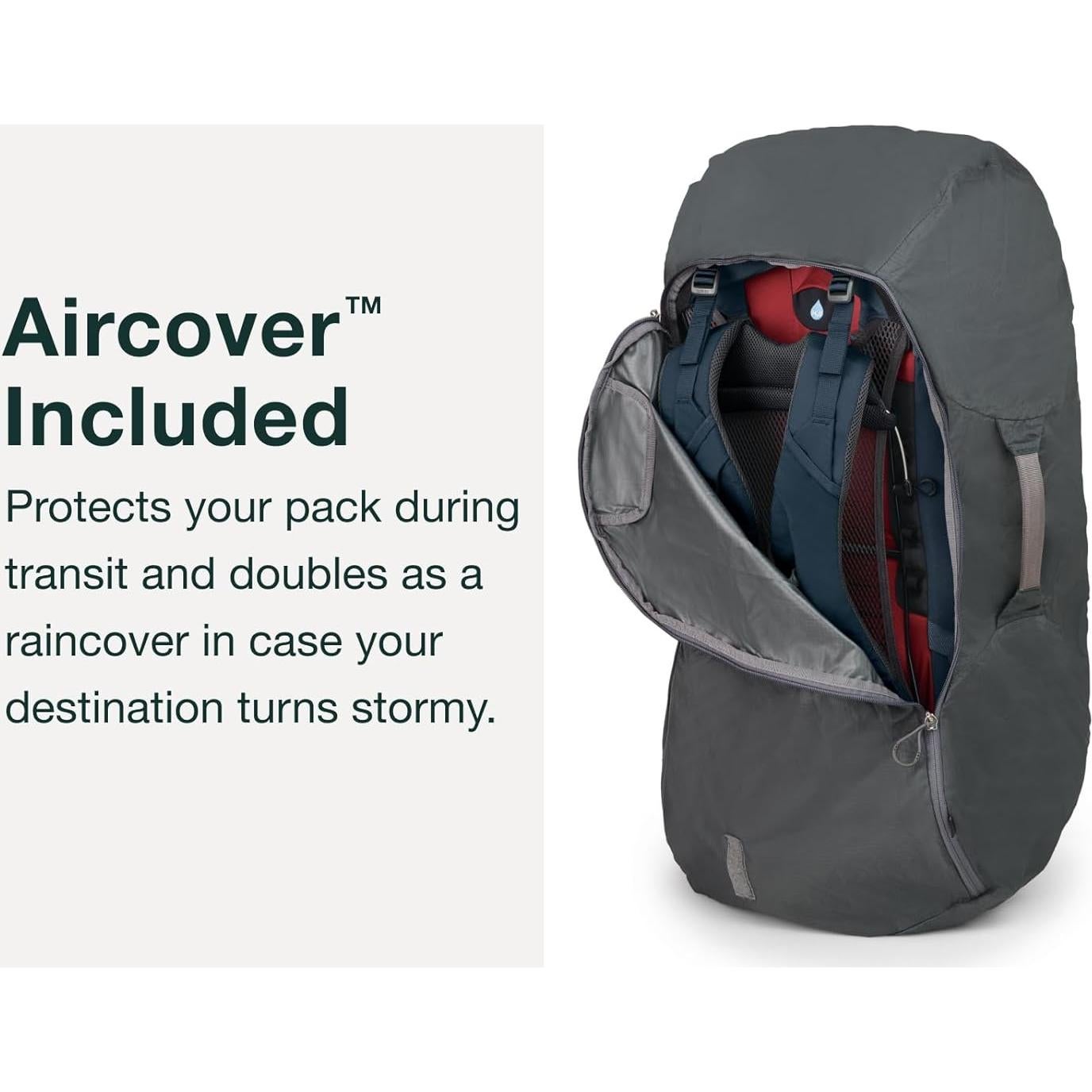 Mochila de Viaje Osprey Farpoint Trek 55L Hombre Negro