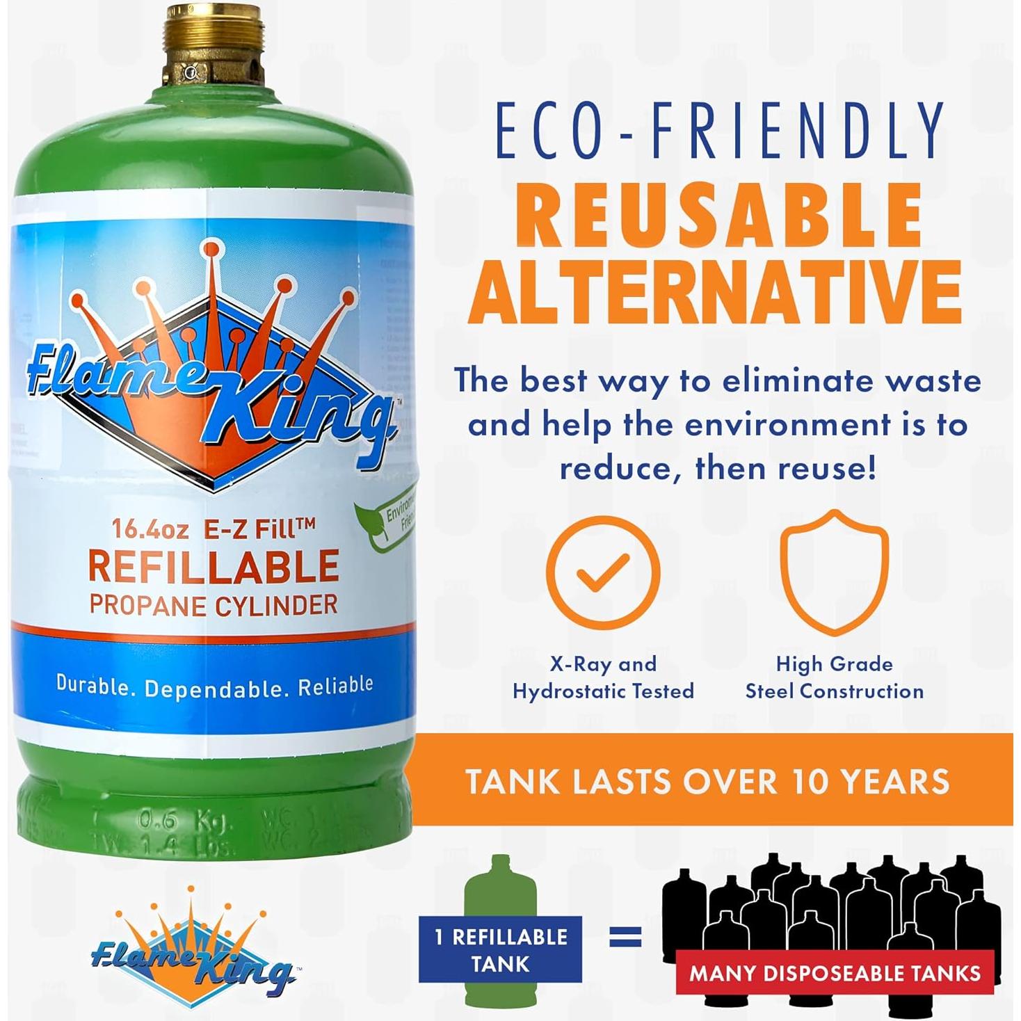 Parrilla Portátil Royal Gourmet GT1001 con 2 Tanques Propano 1LB