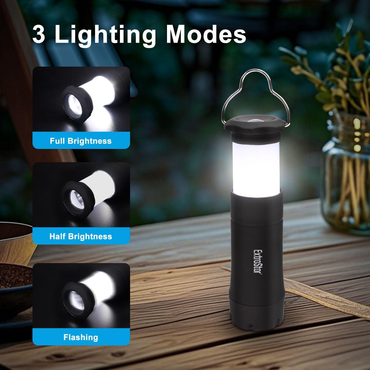 Lámparas de Camping LED EXTRASTAR 2-en-1, 35 Lúmenes, IPX2