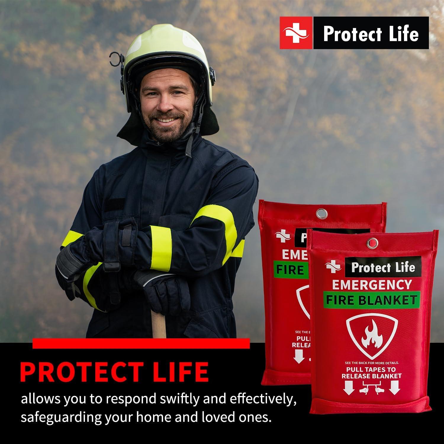 Manta de Emergencia contra Incendios Protect Life 101.6x101.6cm