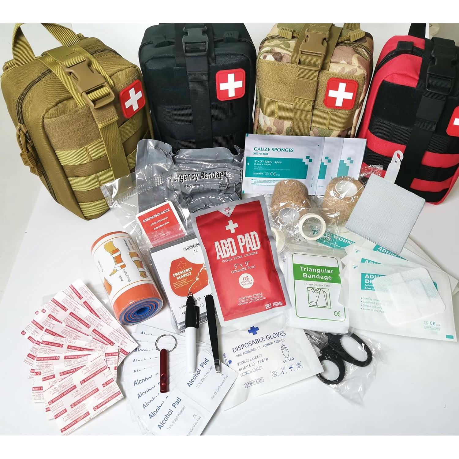 Kit de Trauma IFAK Vviitop para Primeros Auxilios - Negro