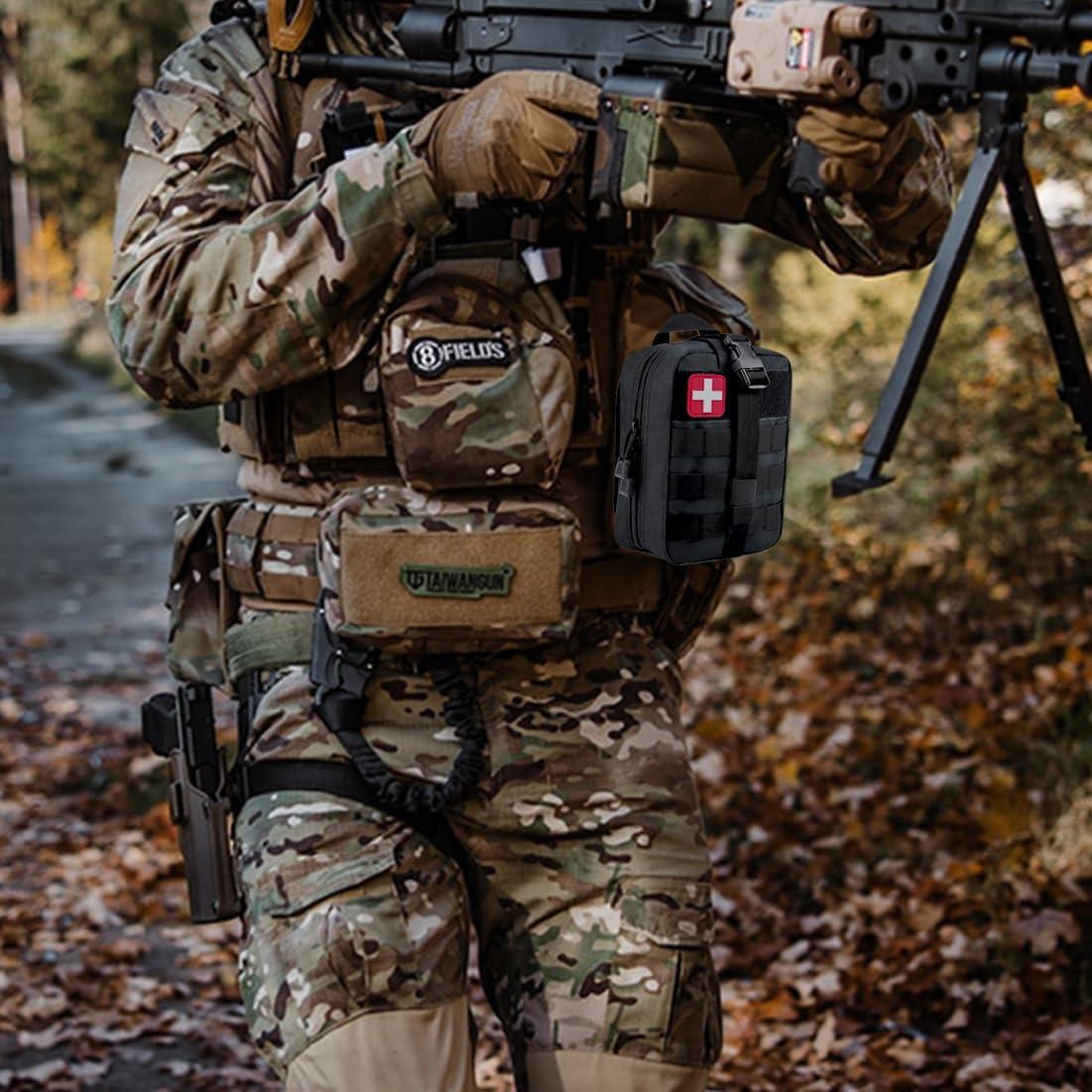 Kit de Trauma IFAK Vviitop para Primeros Auxilios - Negro