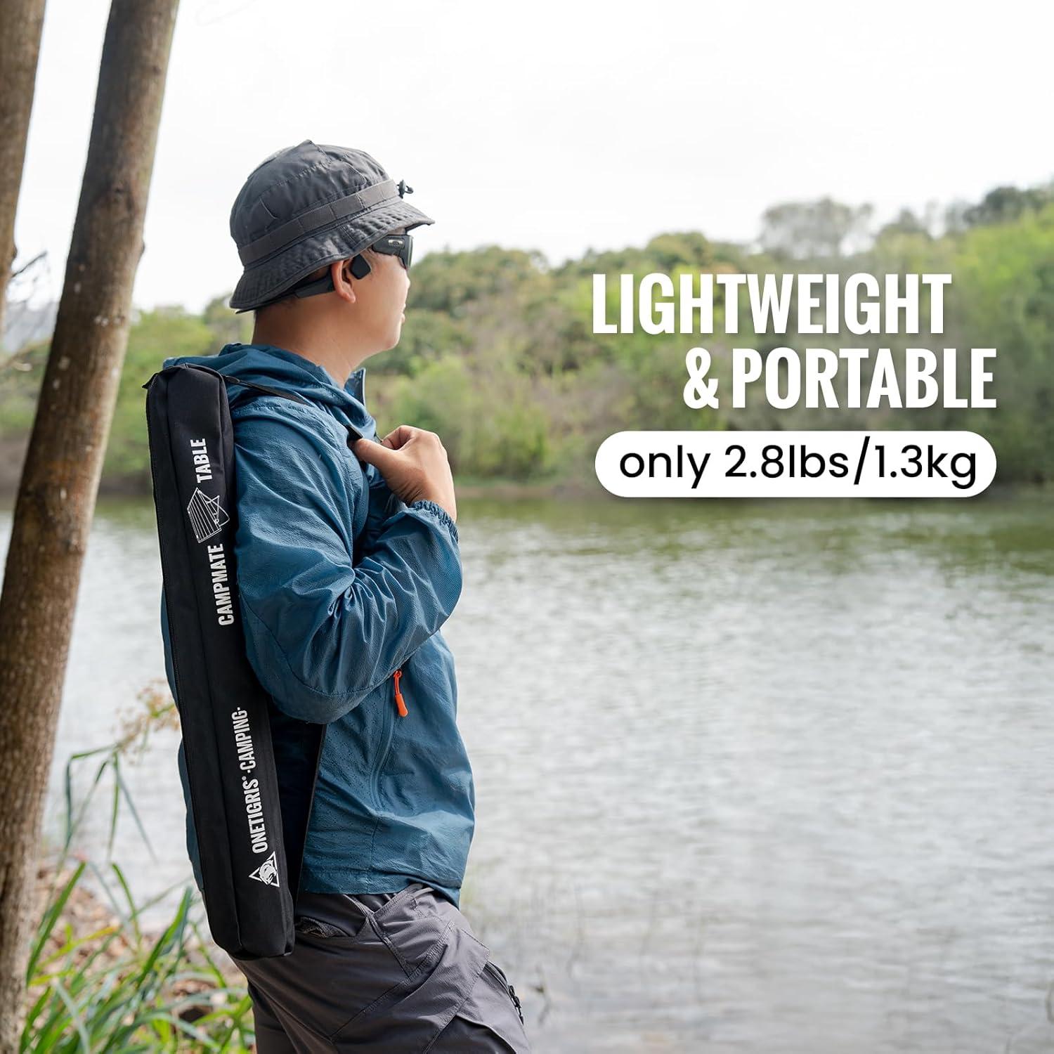 Mesa de Camping Plegable ONETIGRIS CAMPMATE 1.3 kg 30 kg