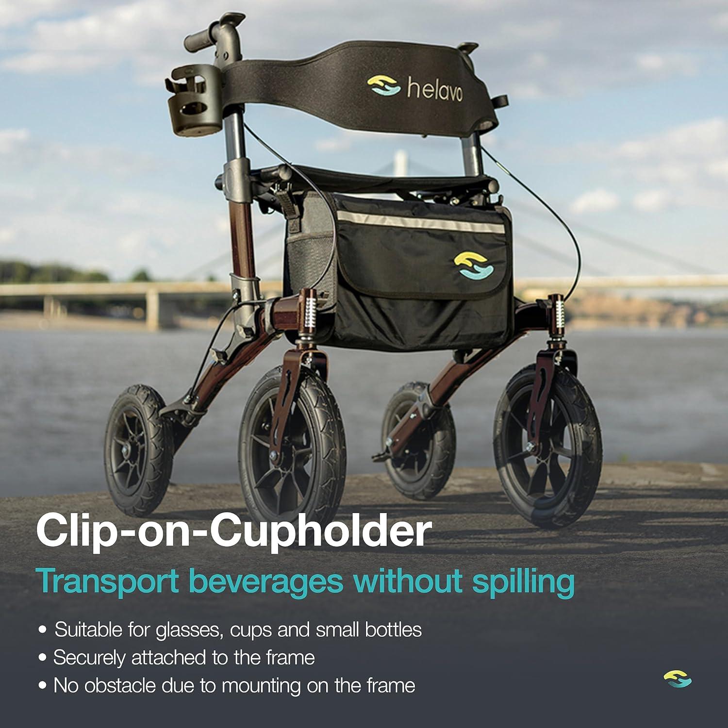 Andador Plegable Helavo H1141 Todo Terreno con Ruedas de 30.48 cm