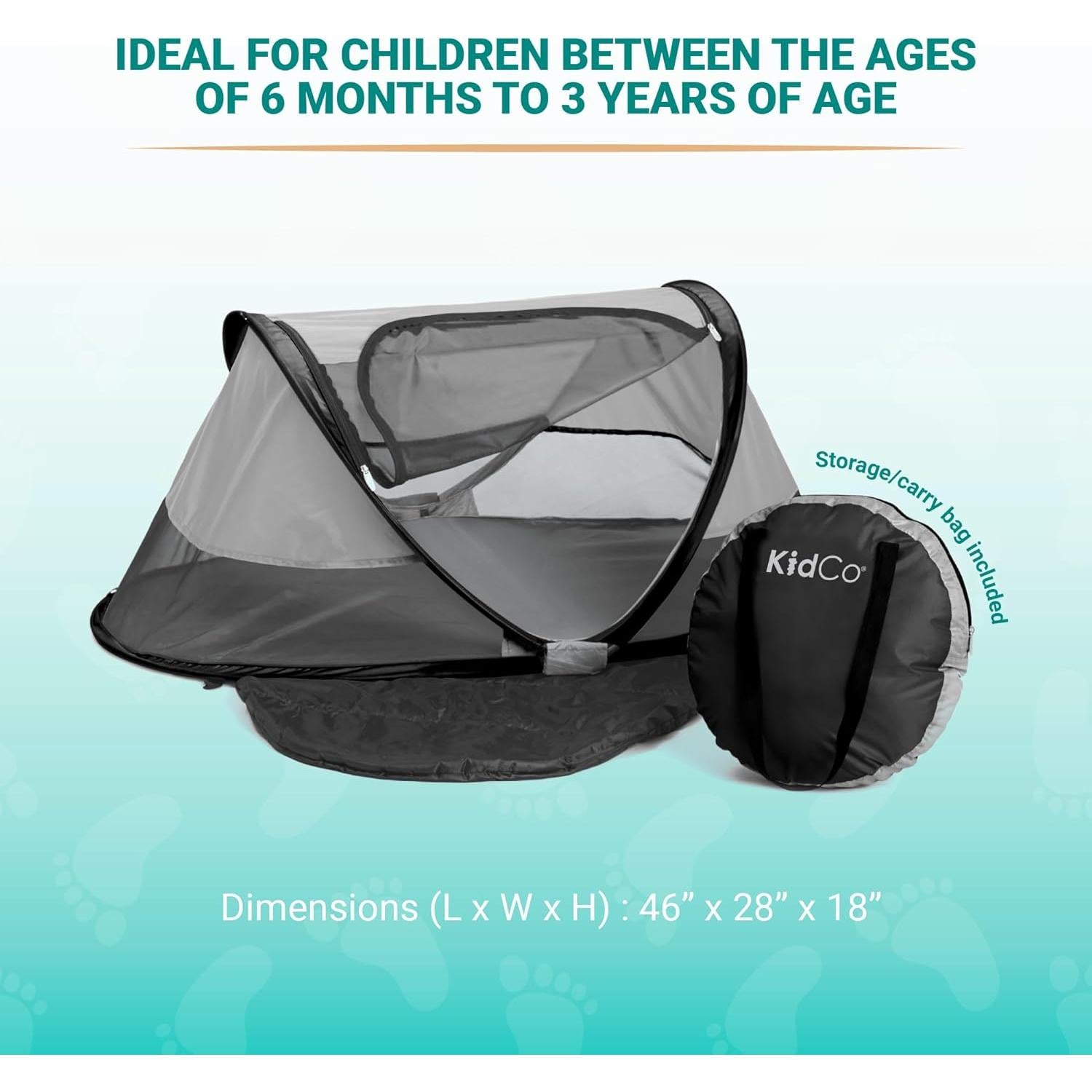 Tienda de Viaje Plegable KidCo Peapod para Niños - Medianoche