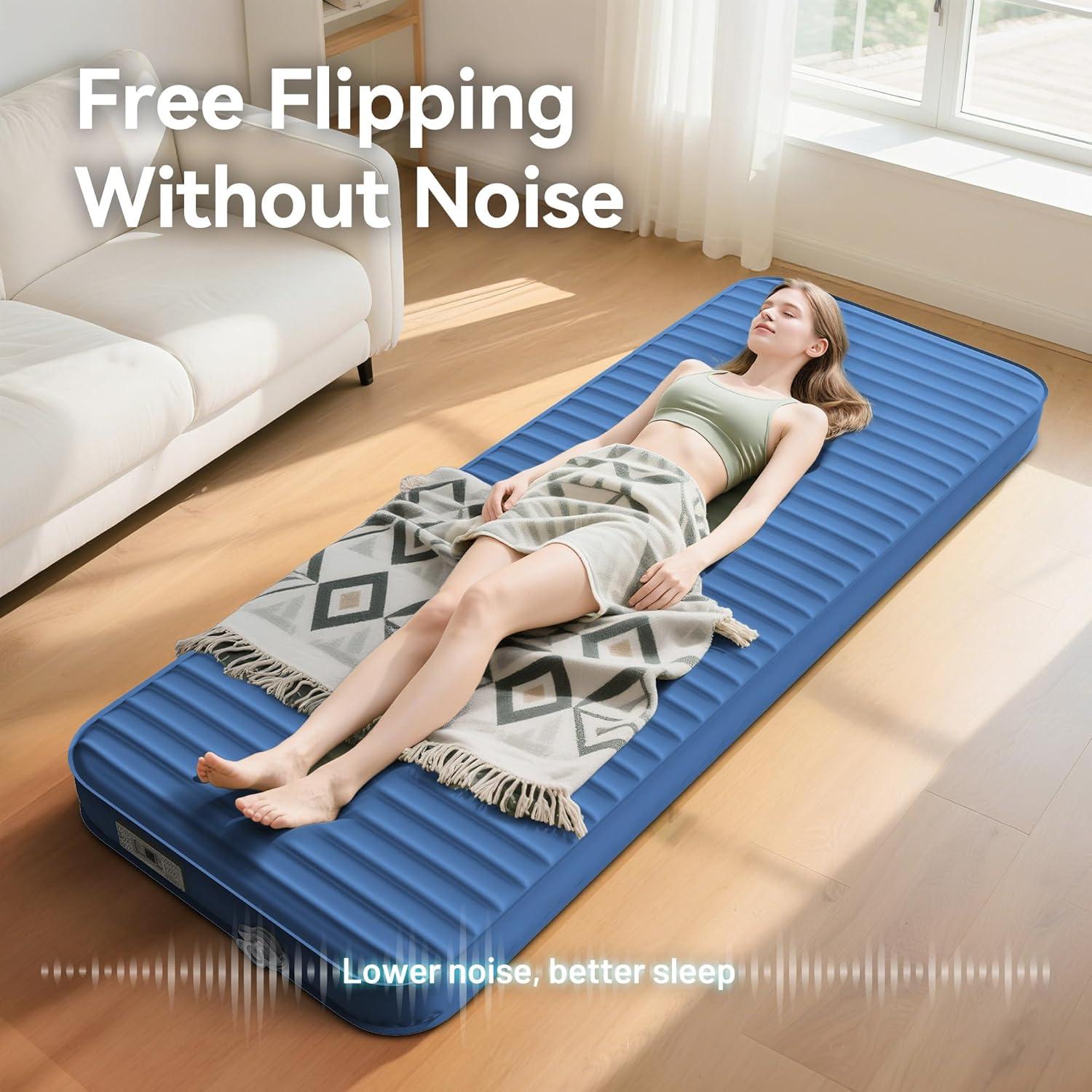 Colchoneta Autoinflable PineHike 200x74 cm Espuma Memoria 10.16 cm