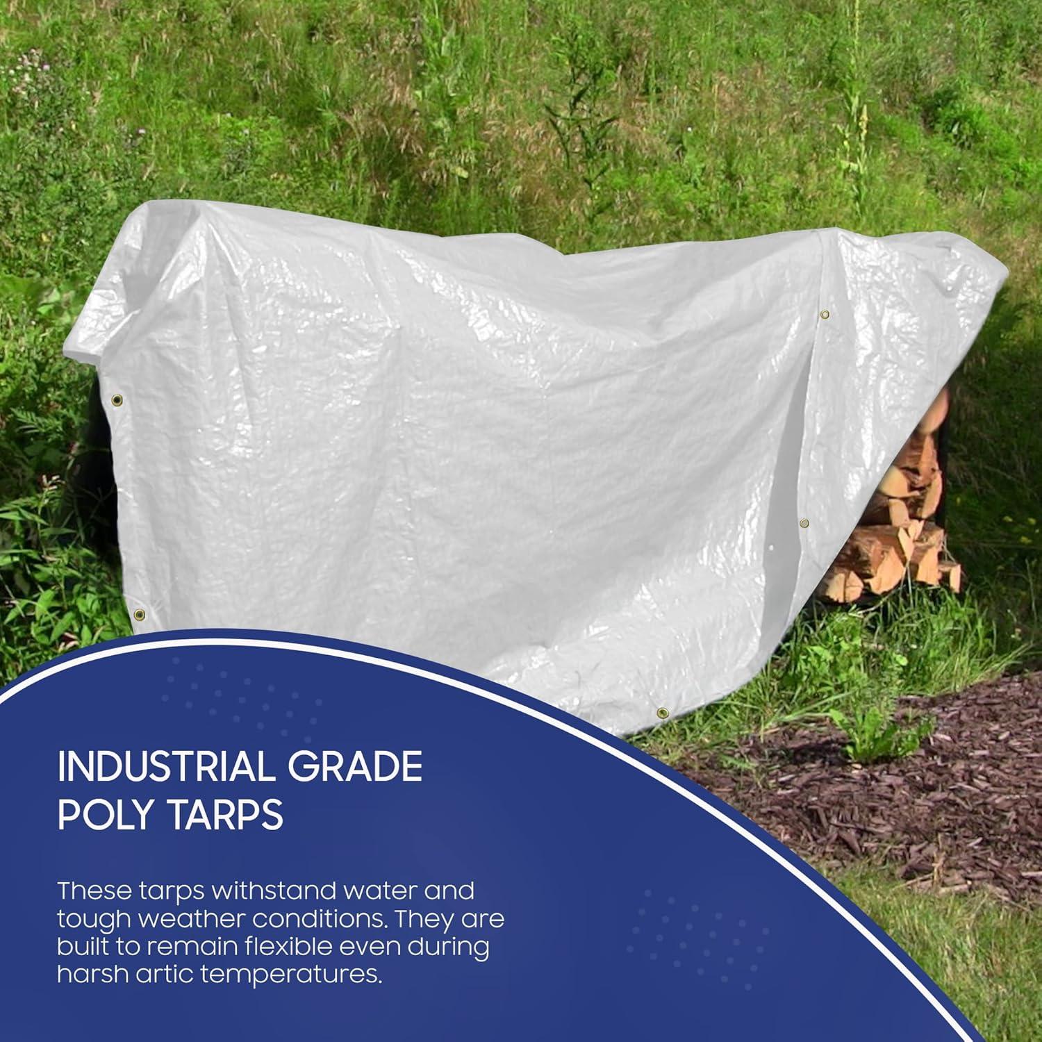 Lona de Polietileno TarpsNow 1.83x2.44m Impermeable 12 Mil