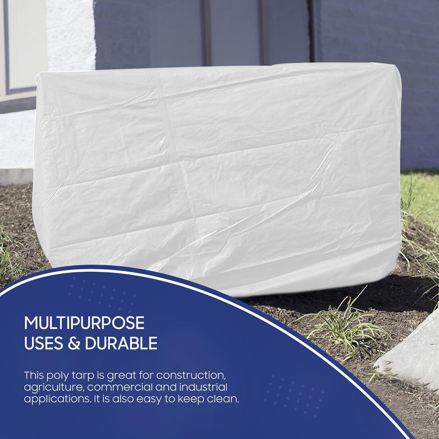 Lona de Polietileno TarpsNow 1.83x2.44m Impermeable 12 Mil