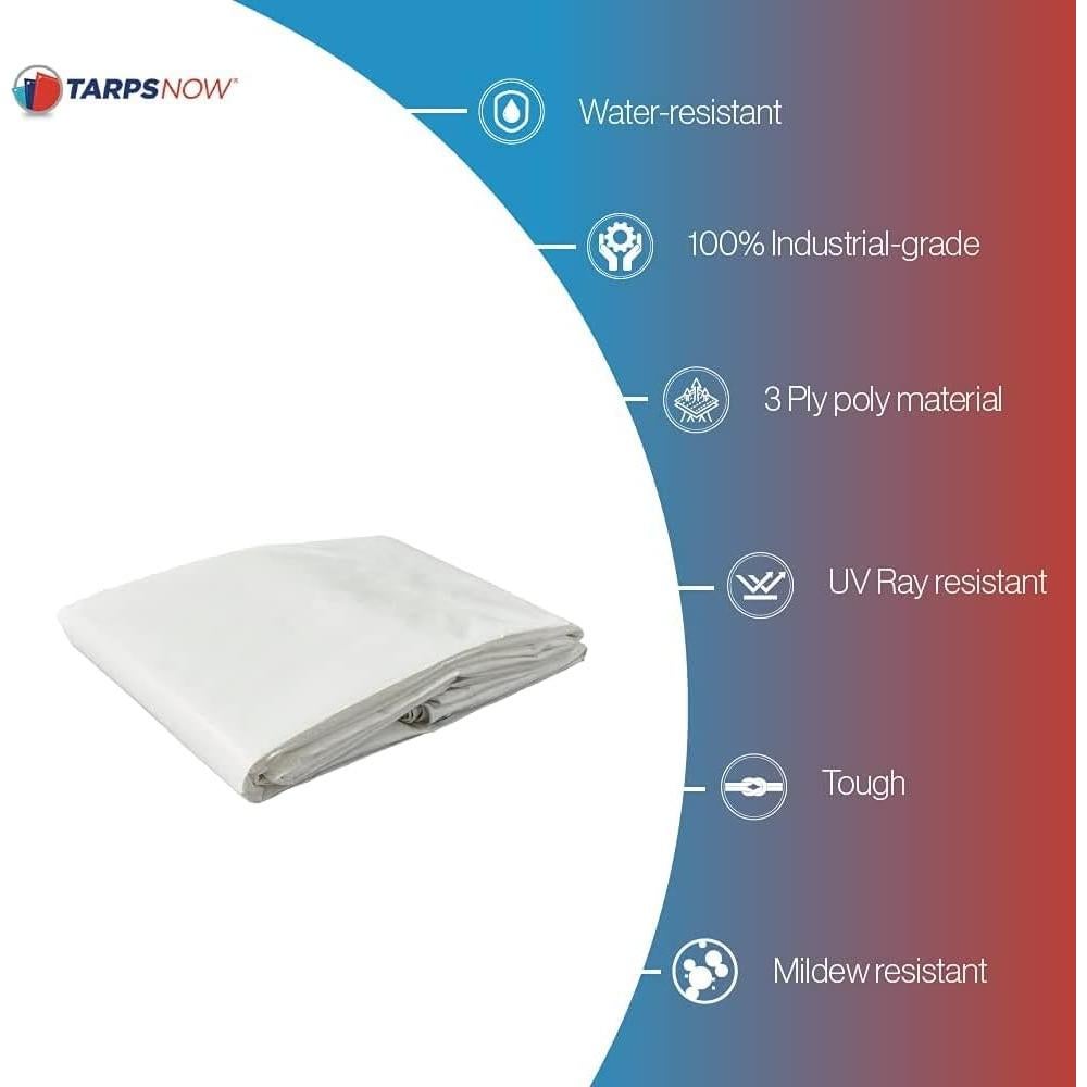 Lona de Polietileno TarpsNow 1.83x2.44m Impermeable 12 Mil