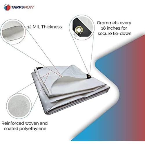 Lona de Polietileno TarpsNow 1.83x2.44m Impermeable 12 Mil