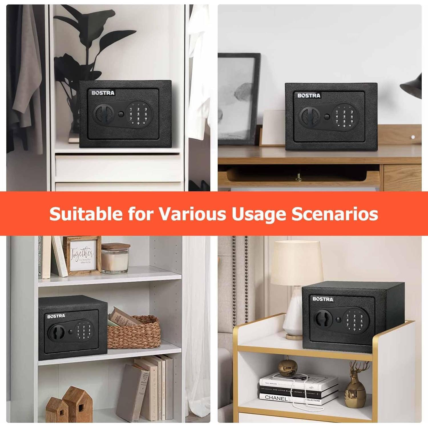 Caja Fuerte Ignífuga Bostra 0.23 m³ con Luz y Bolsa