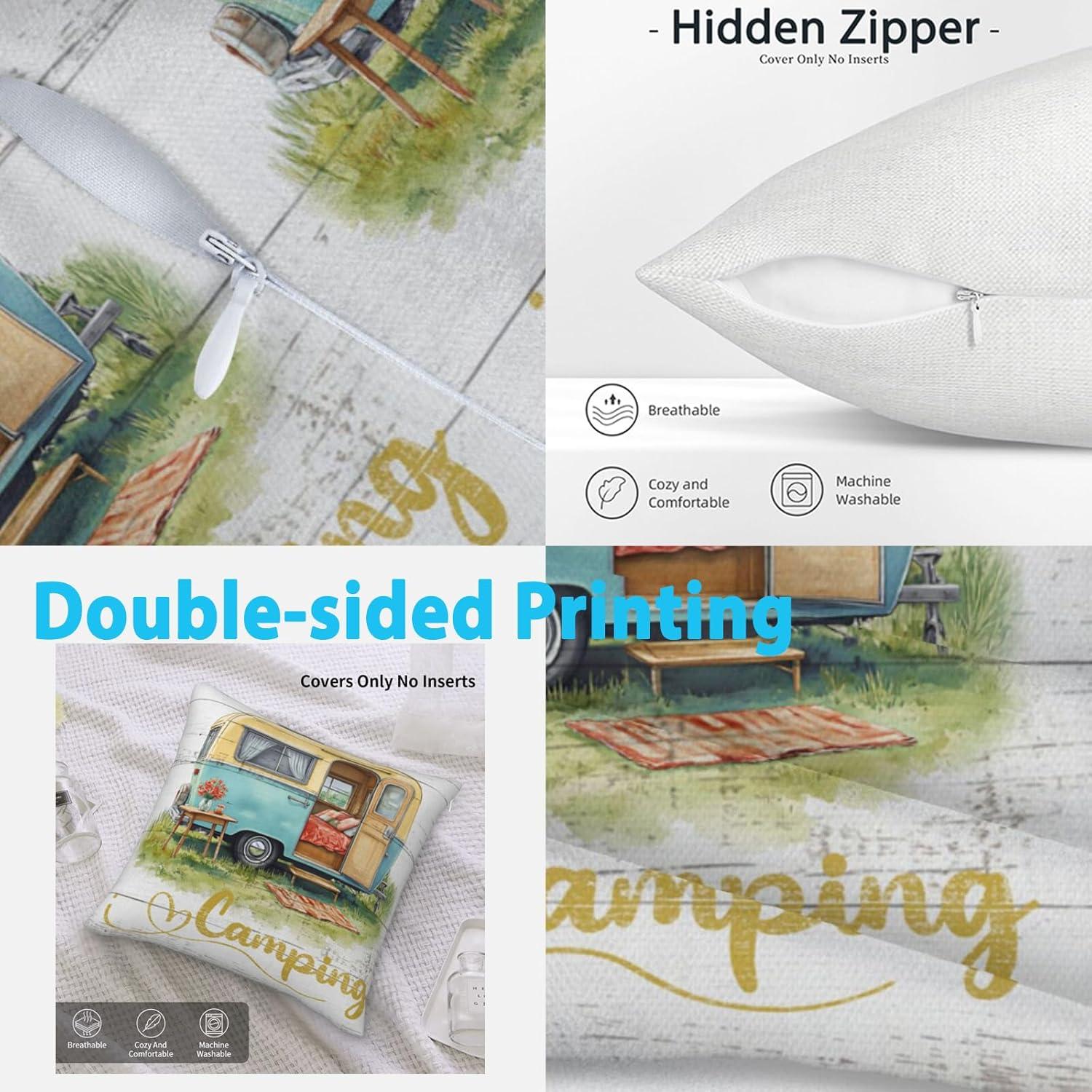 Fundas de Almohada Decorativas Soothirty 45x45 cm Set de 4