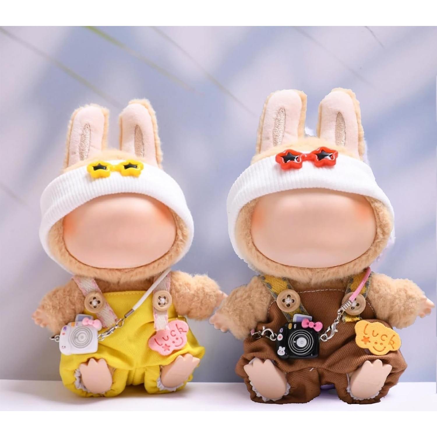 Juego de Accesorios para Muñecas Labubu - Gafas, Cámara y Zapatos Mini