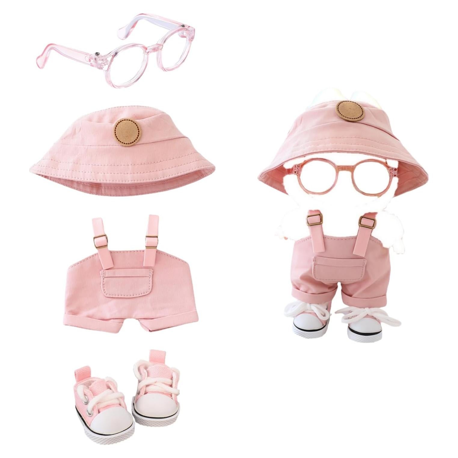 Conjunto de Ropa para Muñecas TOU-BEGUIN 4 Piezas Rosa