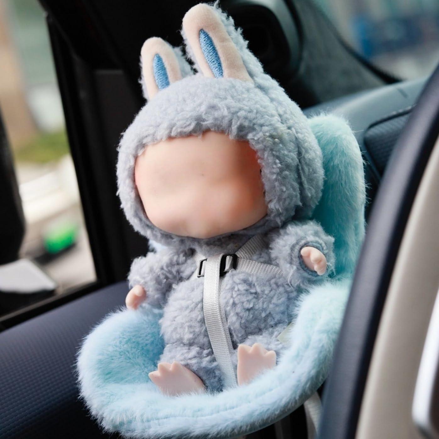 Asiento de Coche Labubu BDBHAVB 11.9x9.9cm Azul con Clip