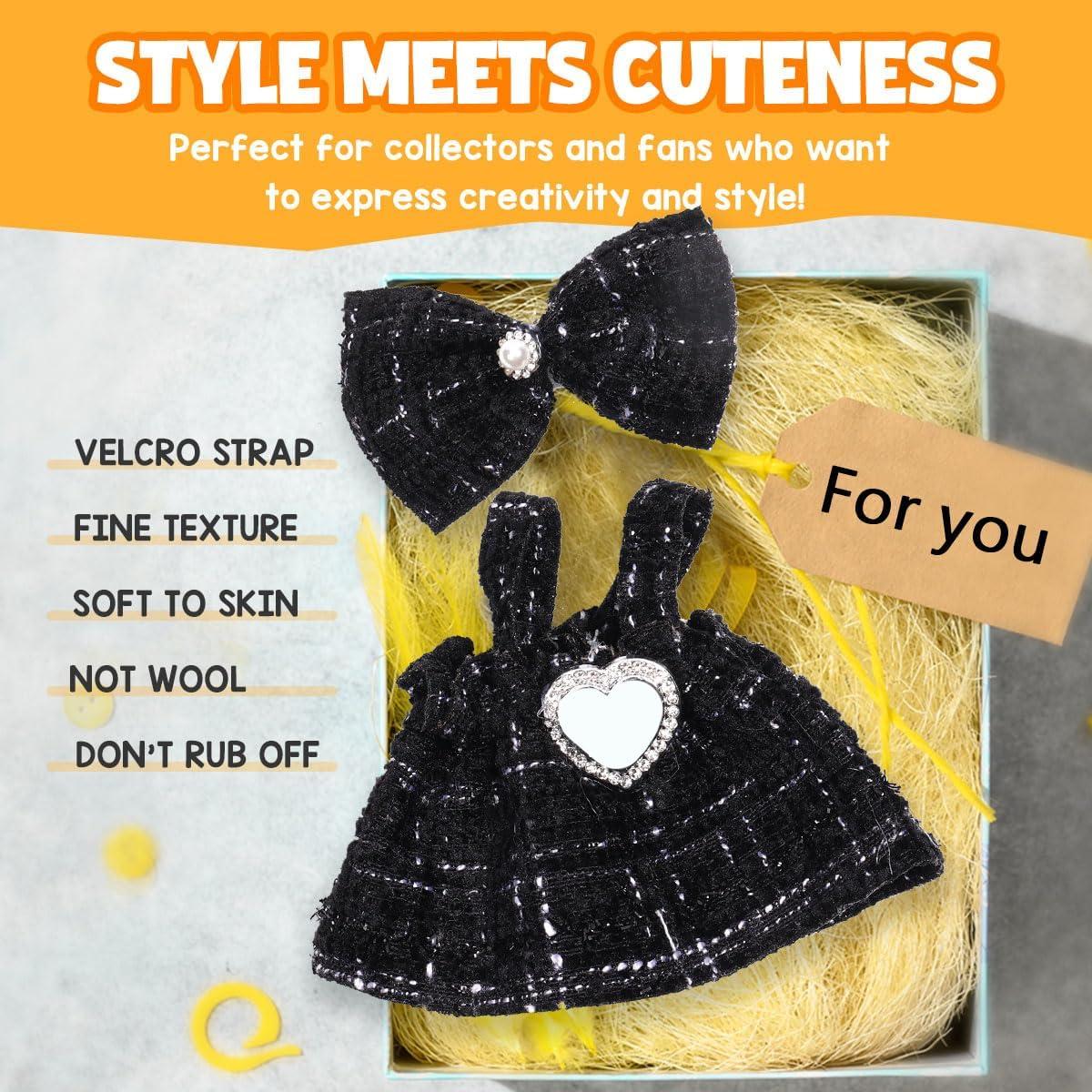 Conjunto de Ropa para Muñeca AICase 17cm Chic de Lujo