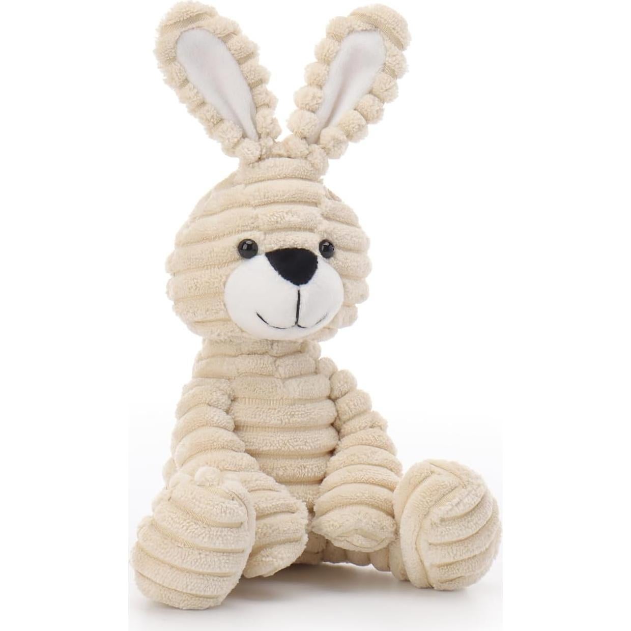 Conejo de Peluche Terciopelo Albaricoque 16 cm Beige