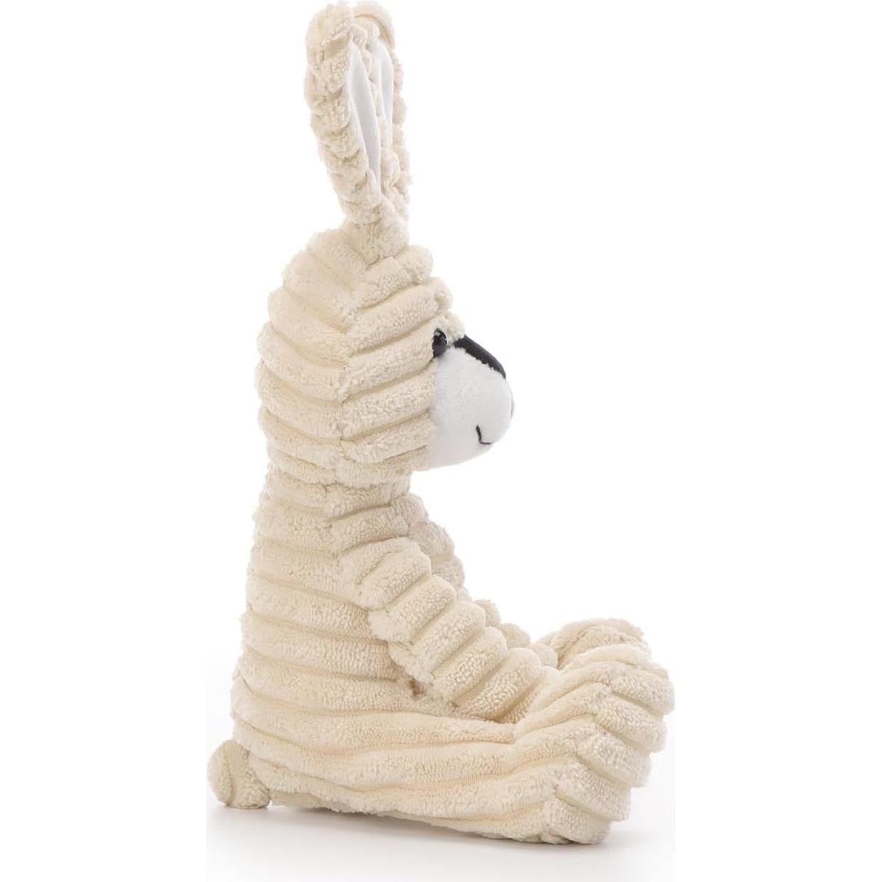 Conejo de Peluche Terciopelo Albaricoque 16 cm Beige