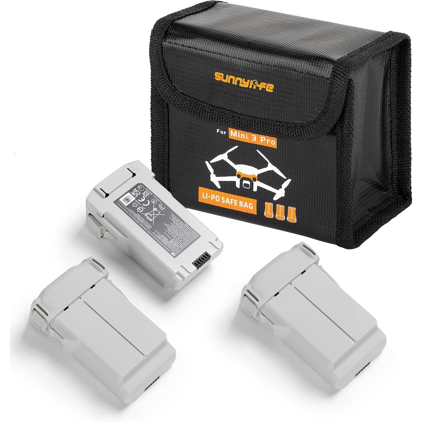 Bolsa Segura para Baterías DJI Mini 4 Pro y Mini 3 Pro