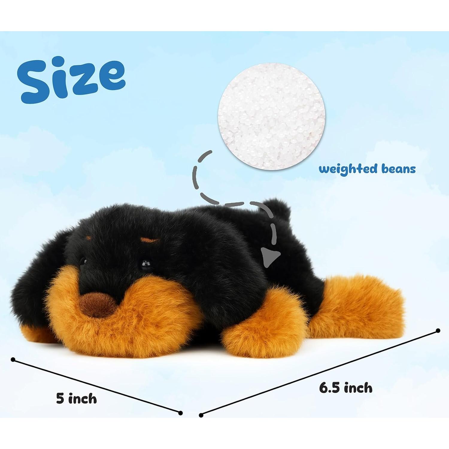 Perro Salchicha de Peluche Suave Mushymallow 22.86x15.24 cm