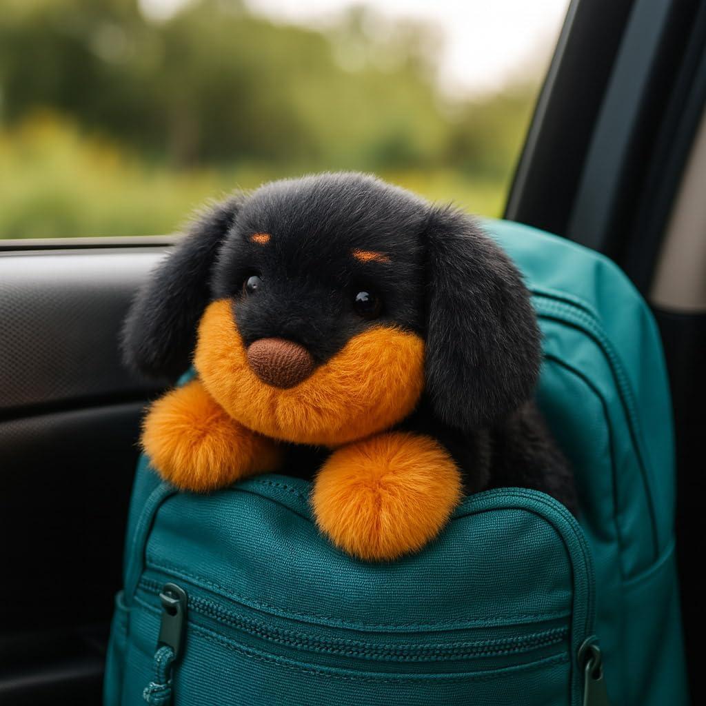 Perro Salchicha de Peluche Suave Mushymallow 22.86x15.24 cm