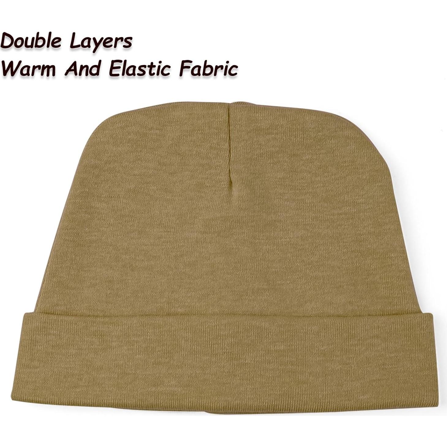 Paquete de 6 Gorras para Bebés Unisex 0-6 Meses - Calidad Premium